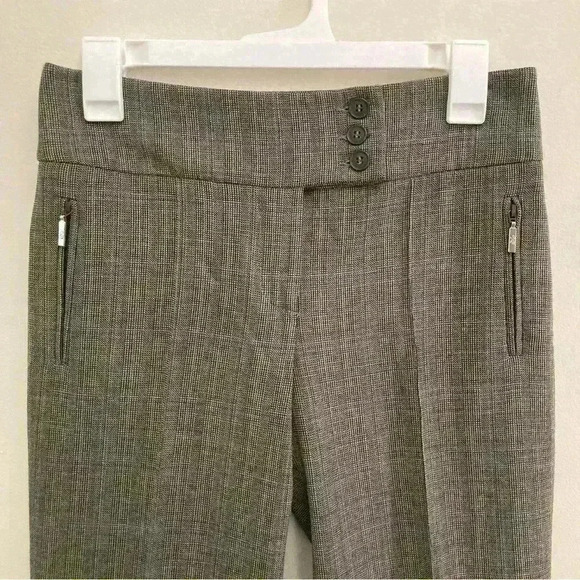 Women's Walter Genuin Italian Plaid Ankle Pants Golf Style Size 4 - Picture 10 of 10